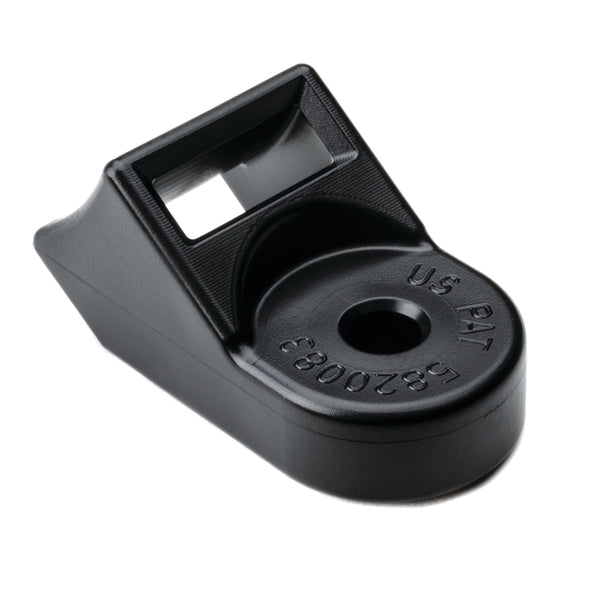 Hellermann Tyton HDM190HIRH4 Standard Torque Cable Tie Mount, Mtg Hole Dia. 0.1875", Max Torque 115.0 in lbs, PA66HIRHSUV, Black, 500/pkg