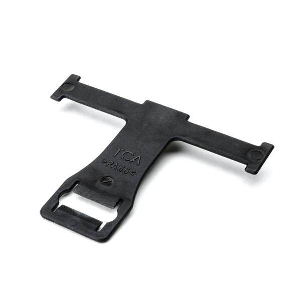 Hellermann Tyton 151-00016 Standoff Stud Mount Tape Clip Long 2.17" Weld Stud Mount .2" PA66HIRHS Black 1000/pkg