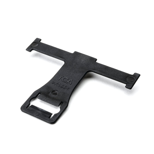 Hellermann Tyton 151-00016 Standoff Stud Mount Tape Clip Long 2.17" Weld Stud Mount .2" PA66HIRHS Black 1000/pkg