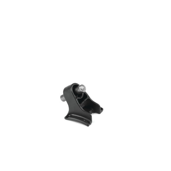 Hellermann Tyton WSM60IMHSUVH1 Weld Stud Mount, Max Bundle Diameter 6.0", Stud Diameter .24", PA66HIRHSUV, Black, 500/pkg