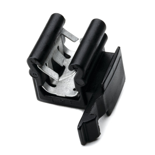 Hellermann Tyton 151-00499 Connector Clip, with Edge Clip, Panel Thickness 3.0-6.0mm, PA66HIRHS, Black, 500/pkg