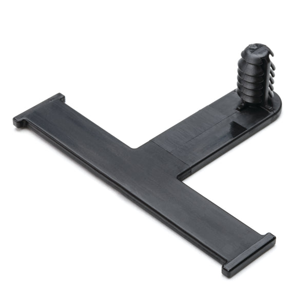 Hellermann Tyton 151-00629 Standoff Bundling Clip, 2.2" Long, 0.03 - 0.22" Panel Thickness, PA66HIRHSUV, Black, 3000/box
