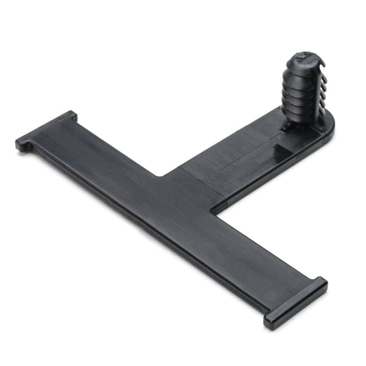 Hellermann Tyton 151-00629 Standoff Bundling Clip, 2.2" Long, 0.03 - 0.22" Panel Thickness, PA66HIRHSUV, Black, 3000/box