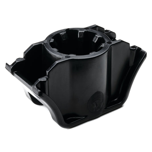 Hellermann Tyton 151-00973 H-Mount for 0.375" standard bolts and Huck-Spin bolts, PA66HIRHSUV, Black, 900/pkg