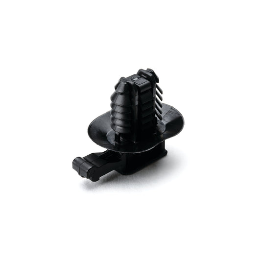 Hellermann Tyton 151-01108 Connector Clip with Oval Fir Tree, 0.6-6.0mm Panel Thick, 6.2-13.0mm Hole Dia, PA66HIRHSUV, Black, 5000/ctn