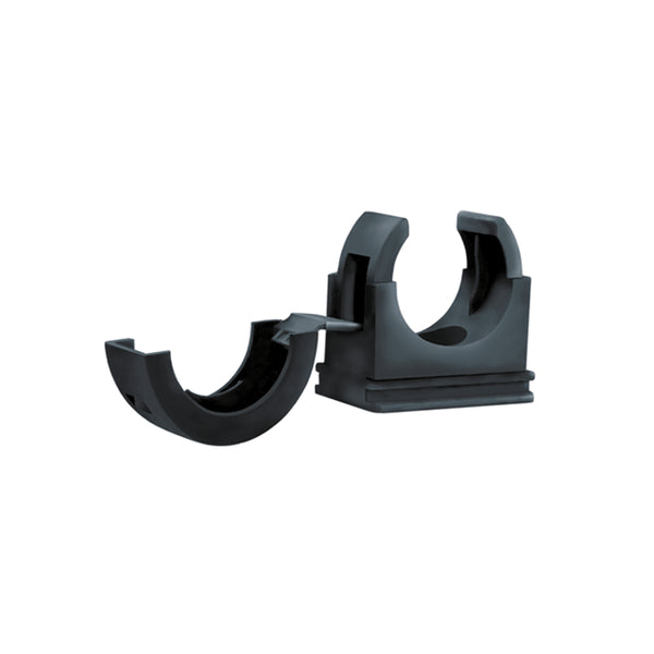 Hellermann Tyton 166-90178 HelaGuard® PACC Conduit Clip, 0.38" Dia, PA66, Black, 10/pkg