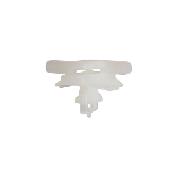 Hellermann Tyton 151-01611 Aluminum Frame Mount for 40mm Frame, 2.5 - 3.0mm Panel Thickness, PA66, White, 100/bg