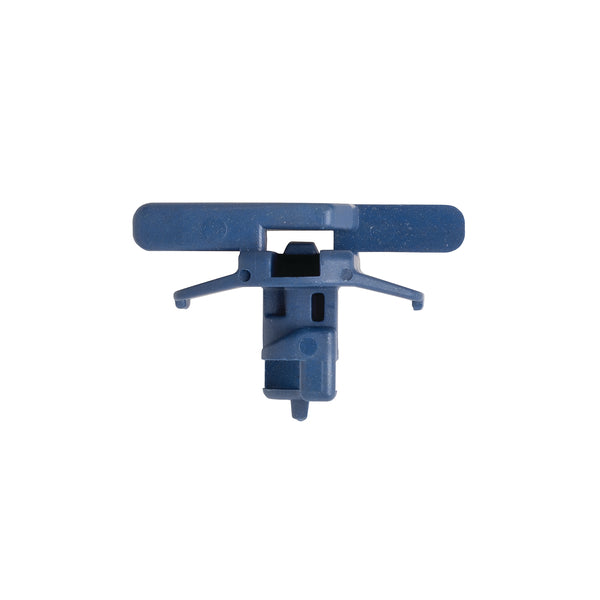 Hellermann Tyton 151-02567 Aluminum Frame Mount for 1.5" Frame, 2.5 - 3.0mm Panel Thickness, PA66MP+, Blue, 100/bg