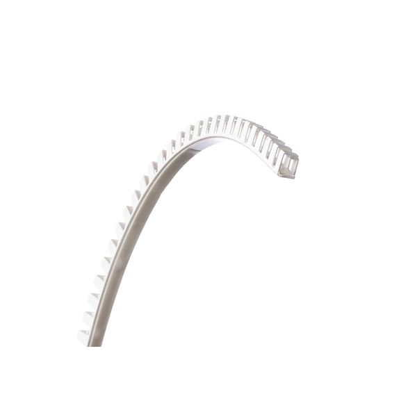 Hellermann Tyton 164-11108 HelaDuct Flex10SK Wiring Duct, 0.39" Dia., 19.7" Length, Adhesive, PP, White, 100/ctn