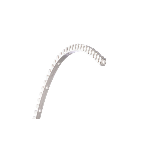 Hellermann Tyton 164-11008 HelaDuct Flex10 Wiring Duct, 0.39" Dia., 19.7" Length, Non-Adhesive, PP, White, 100/ctn