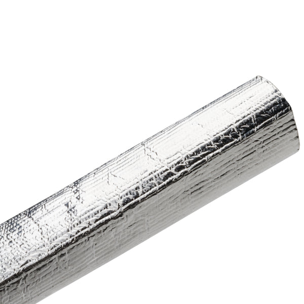 Hellermann Tyton 170-03065 Braided Sleeving, Aluminum Laminated Fiberglass, 1.75" Dia, AL/GF, Silver, 50 ft/reel