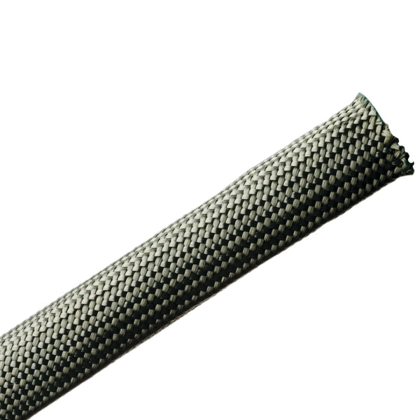 Hellermann Tyton 170-03161 Nomex® High Temperature Woven Sleeving, 0.5" Dia, Green, 100 ft/bulk reel