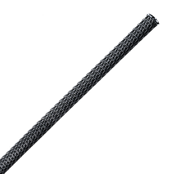 Hellermann Tyton 170-03179 Braided Sleeving, Expandable, Splice Free, 0.125" Dia, PET, Black, 1000 ft/bulk reel