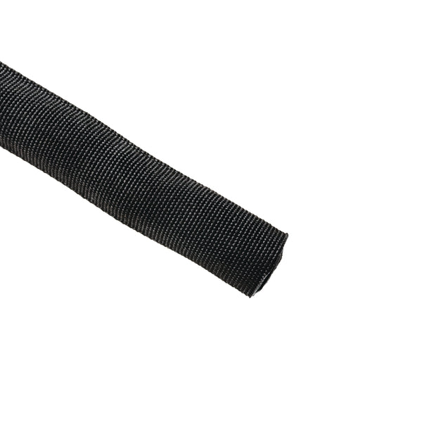 Hellermann Tyton 170-03203 Braided Sleeving, Heavy Duty, 1" Dia, PA6, Black, 50 ft/reel