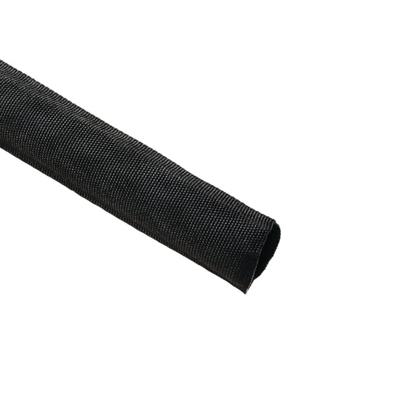 Hellermann Tyton 170-03205 Braided Sleeving, Heavy Duty, 2" Dia, PA6, Black, 50 ft/reel