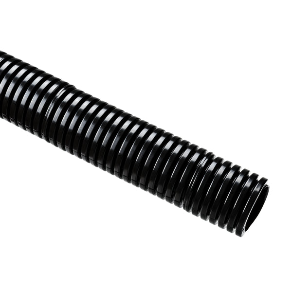 Hellermann Tyton 166-90288 HelaGuard® Non-Metallic Conduit, Std. Weight, 0.31" Dia., Fine Pitch, PA6, Black, 164 ft/reel