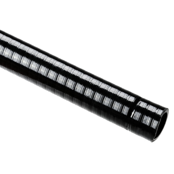 Hellermann Tyton 166-90250 HelaGuard® SR PVC Tubing, Smooth Bore, Smooth Cover, Std Wt, 1.00" Dia, Bk, 100 ft/Std. Reel