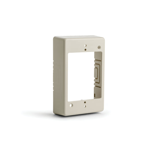Hellermann Tyton TSRI-JB1 Single Gang Junction Box, 1-1/4" Deep, PVC, Ivory, 1/bg