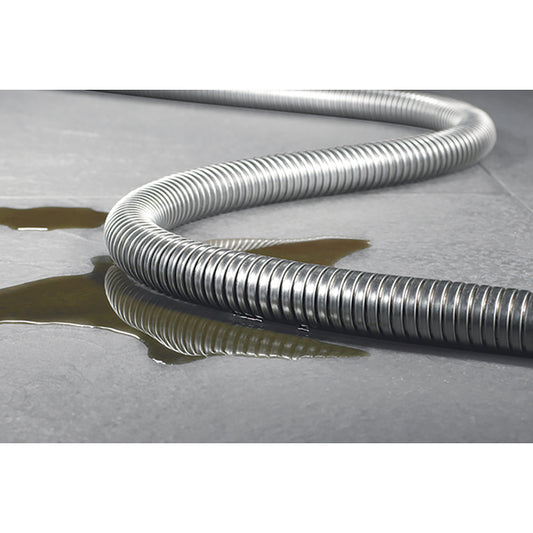 Hellermann Tyton SSU32-25M HelaGuard® Metallic Conduit, Extra Flexible, 1" (32mm) Dia, SS316, Metal, 82.0 ft/reel