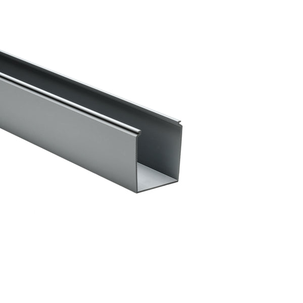 Hellermann Tyton 181-00223 Solid Wall Wiring Duct, 2.5 x 3", 6 ft Sticks, Adhesive, PVC, Gray, 30 ft/box, 120ft/ctn