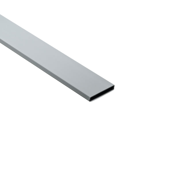 Hellermann Tyton 181-00260 Wiring Duct Cover for 2.5" Duct, 6 ft Sticks, PVC, Gray, 120ft/ctn
