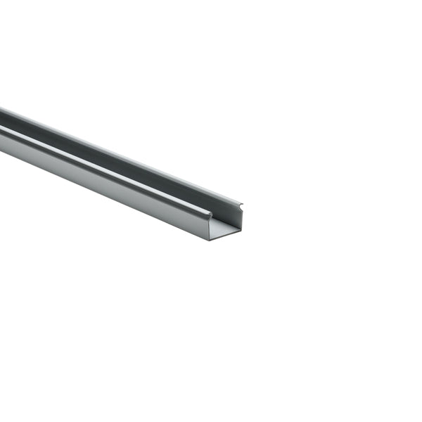 Hellermann Tyton 181-00325 Solid Wall Wiring Duct, 1.5 x 1", 6 ft Sticks, Non-Adhesive, PVC, Gray, 30 ft/box, 120ft/ctn