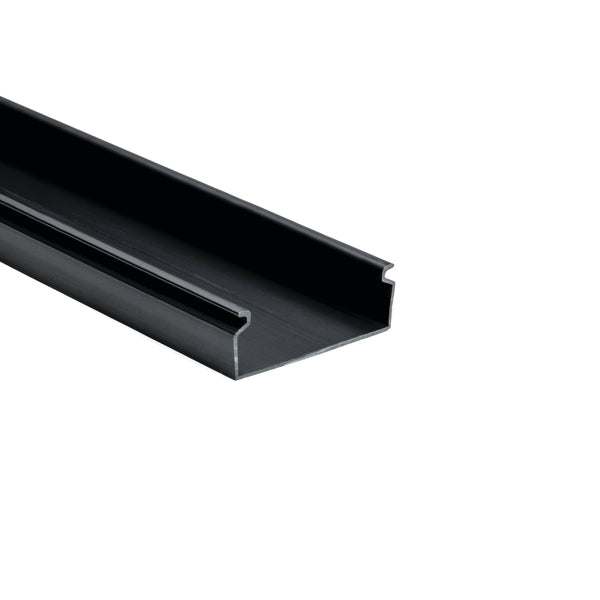 Hellermann Tyton 181-00470 Solid Wall Wiring Duct, 3 x 1", 6 ft Sticks, Non-Adhesive, PVC, Black, 120ft/ctn