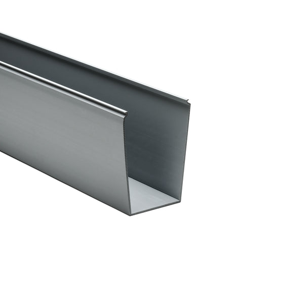Hellermann Tyton 181-00474 Solid Wall Wiring Duct, 3 x 5", 6 ft Sticks, Non-Adhesive, PVC, Gray, 120ft/ctn