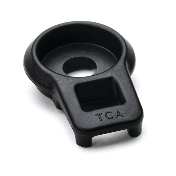 Hellermann Tyton 181-00684 Universal Wiring Duct Mount, #8 or #10 Screw, PA66V0, Black, 100/pkg