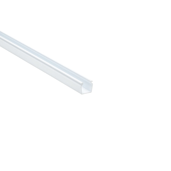 Hellermann Tyton 181-00456 Solid Wall Wiring Duct, 0.75 x .75", 6 ft Sticks, Non-Adhesive, PVC, White, 120ft/ctn