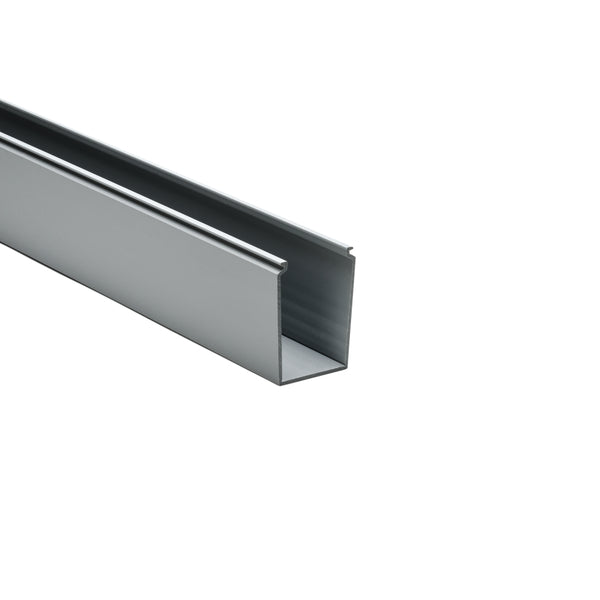 Hellermann Tyton 181-23001 Solid Wall Wiring Duct, 2 x 3", 6 ft Sticks, Non-Adhesive, PVC, Gray, 60ft/ctn