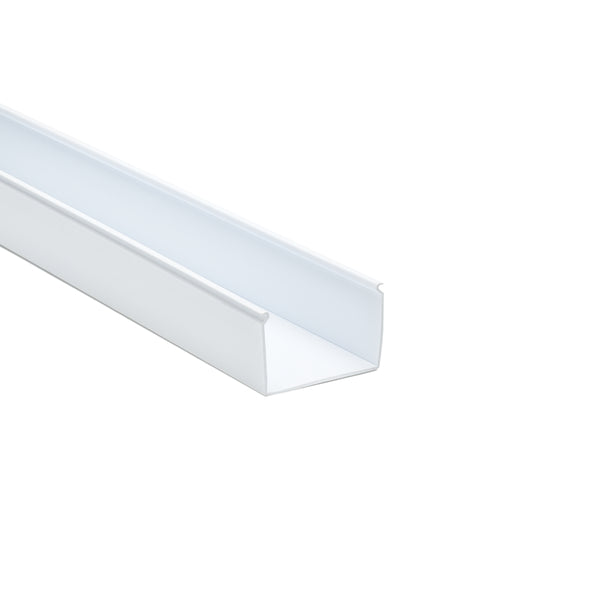 Hellermann Tyton 181-32003 Solid Wall Wiring Duct, 3 x 2", 6 ft Sticks, Non-Adhesive, PVC, White, 60ft/ctn