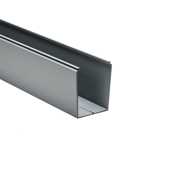 Hellermann Tyton 181-34000 Solid Wall Wiring Duct, 3 x 4", 6 ft Sticks, Non-Adhesive, PVC, Gray, 60ft/ctn