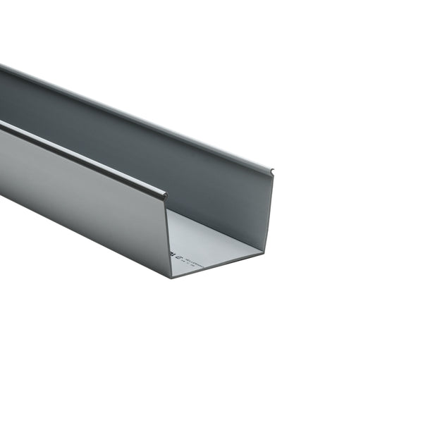 Hellermann Tyton 181-43001 Solid Wall Wiring Duct, 4 x 3", 6 ft Sticks, Non-Adhesive, PVC, Gray, 120ft/ctn