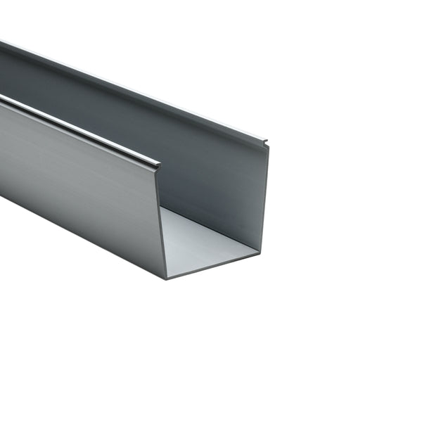 Hellermann Tyton 181-44009 Solid Wall Wiring Duct, 4 x 4", 6 ft Sticks, Non-Adhesive, PVC, Gray, 60ft/ctn
