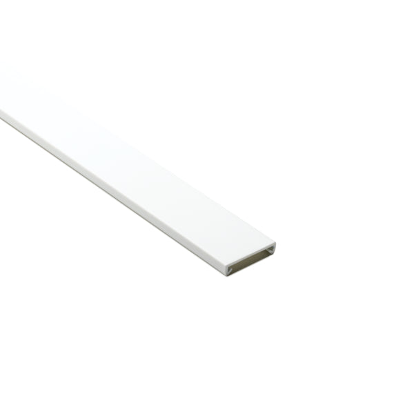 Hellermann Tyton 181-91509 Wiring Duct Cover for 1.5" Duct, 6 ft Sticks, PVC, White, 30 ft/box, 120ft/ctn