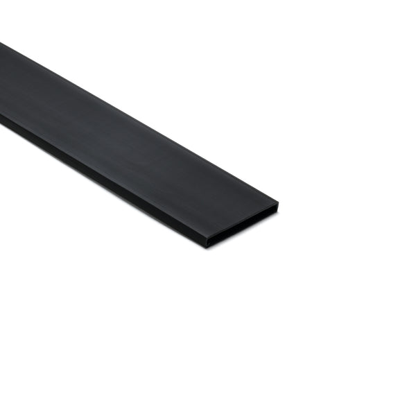 Hellermann Tyton 181-93000 Wiring Duct Cover for 3" Duct, 6 ft Sticks, PVC, Black, 30 ft/box, 120ft/ctn