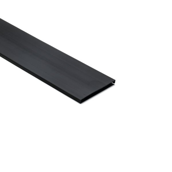 Hellermann Tyton 181-94000 Wiring Duct Cover for 4" Duct, 6 ft Sticks, PVC, Black, 30 ft/box, 120ft/ctn