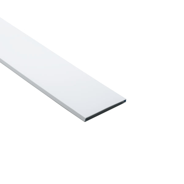 Hellermann Tyton 181-94025 Wiring Duct Cover for 4" Duct, 7 ft Sticks, PVC, White, 140ft/ctn