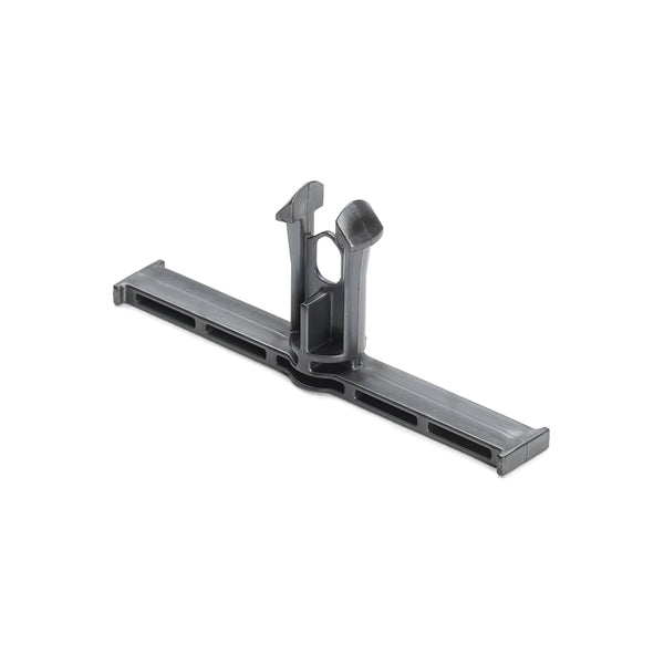 Hellermann Tyton 151-02177 Bundling Clip with Arrowhead, 12.35mm Hole Dia., 13.5 - 15.0mm Thickness, PPS, Silver, 2000/ctn