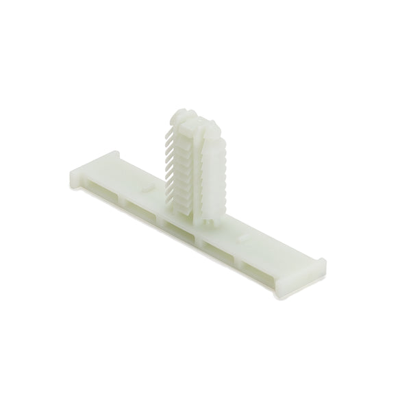 Hellermann Tyton 151-01888 Bundling Clip with Oval Fir Tree, 2.28" L, 0.02 - 0.43" Panel Thickness, PA66HIRHS, Natural, 3000/ctn
