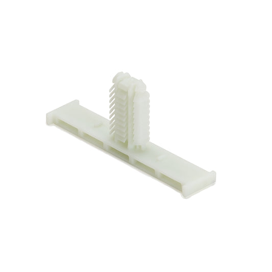 Hellermann Tyton 151-01888 Bundling Clip with Oval Fir Tree, 2.28" L, 0.02 - 0.43" Panel Thickness, PA66HIRHS, Natural, 3000/ctn