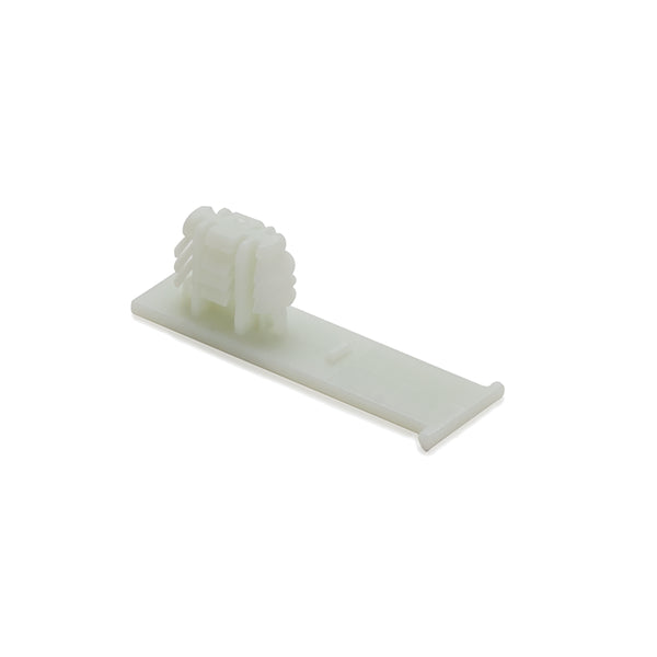 Hellermann Tyton 151-01884 Bundling Clip with Oval Fir Tree, 1.52" L, 0.02 - 0.10" Panel Thickness, PA66HIRHS, Natural, 8000/ctn