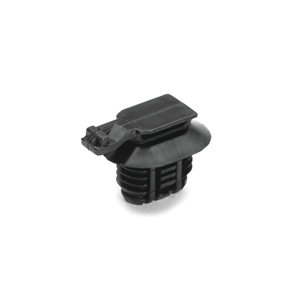 Hellermann Tyton 151-01144 Connector Clip with Oval Fir Tree, 9.0 - 17.0mm Hole Dia, PA66HIRHSUV, Black, 5000/carton
