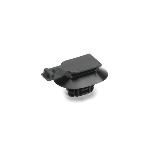 Hellermann Tyton 151-01033 Connector Clip with Oval Fir Tree, 0.6 - 3.0 mm Panel Thickness, 6.2 - 13.0mm Hole, PA66HIRHSUV, Black, 1000/ctn