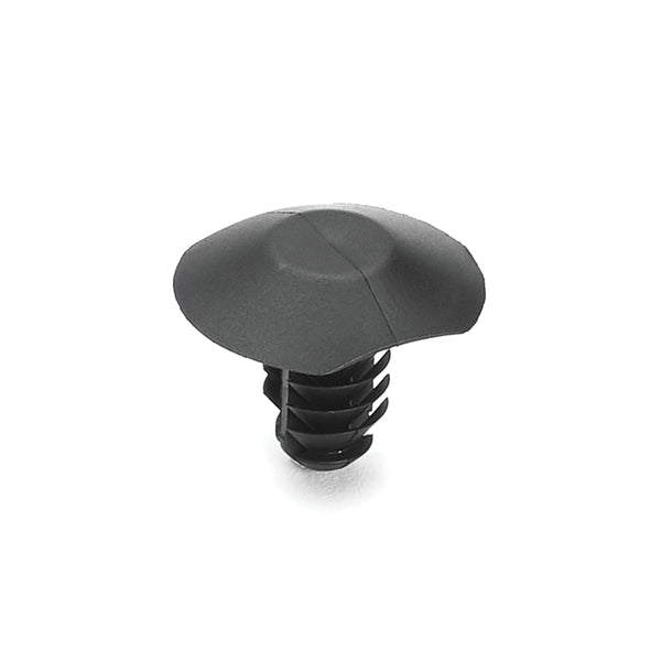 Hellermann Tyton 151-01317 Push Pin, Mounting Hole Dia. 6.5mm, PA66HIRHSUV, Black, 5000/bulk pack
