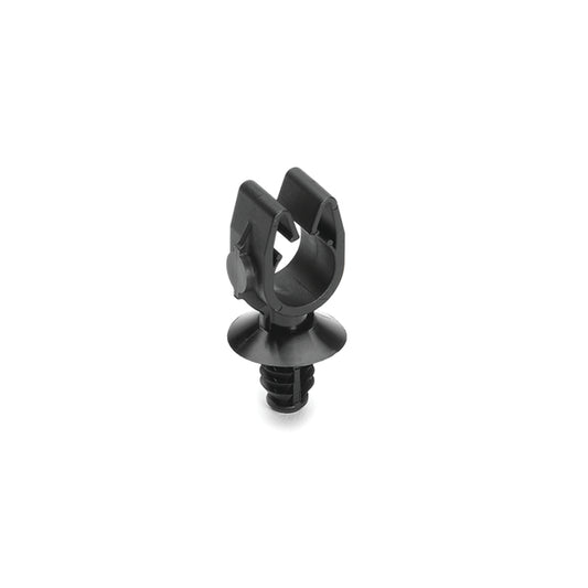 Hellermann Tyton 151-01749 MOC Clip, 10 mm, with 6.5mm Fir Tree, PA66HIRHSUV, Black, 7500/ctn