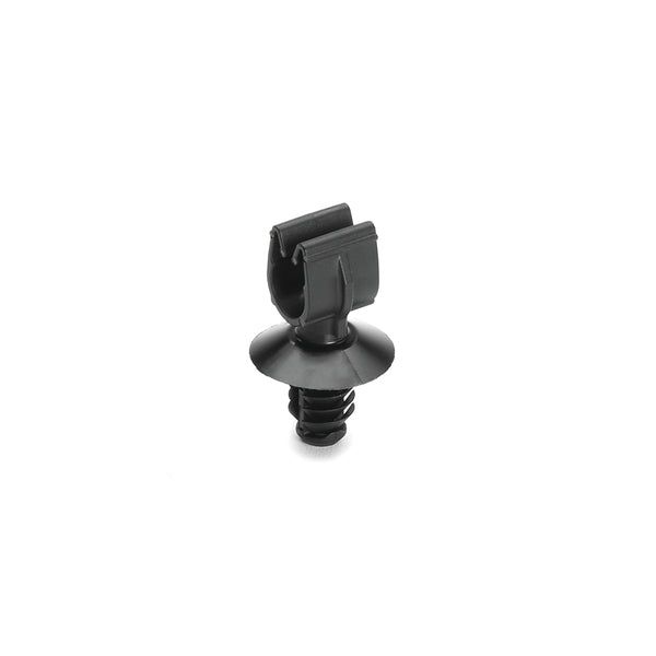 Hellermann Tyton 151-01722 MOC Clip, 7 mm, with 6.5mm Fir Tree, PA66HIRHSUV, Black, 5000/ctn
