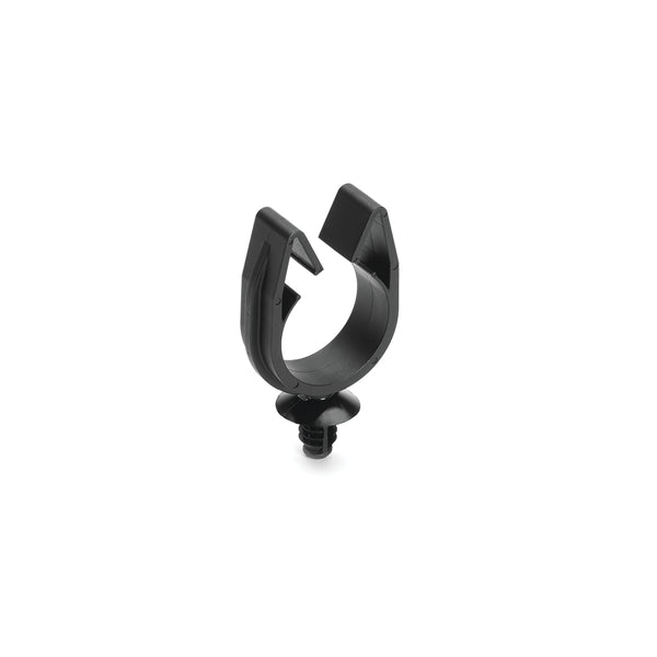 Hellermann Tyton 151-01828 MOC Clip, 26 mm, with 6.5mm Fir Tree, PA66HIRHSUV, Black, 1000/ctn