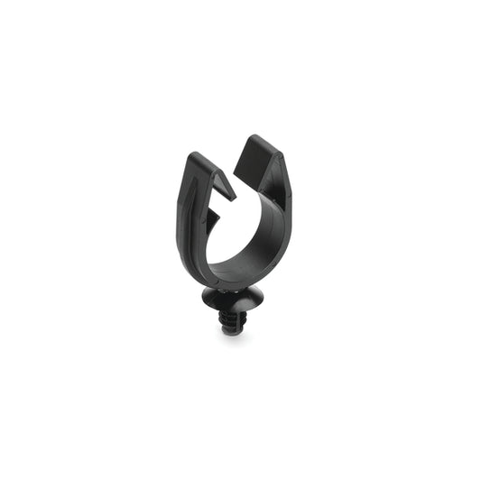Hellermann Tyton 151-01828 MOC Clip, 26 mm, with 6.5mm Fir Tree, PA66HIRHSUV, Black, 1000/ctn